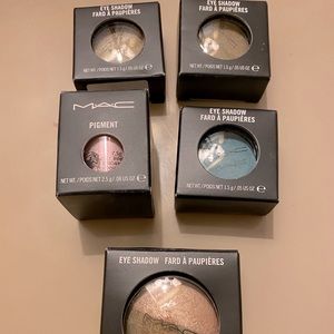 MAC eye shadows and pigment